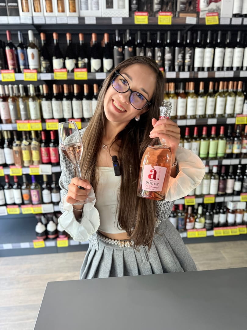 Catalina pasionată de vin