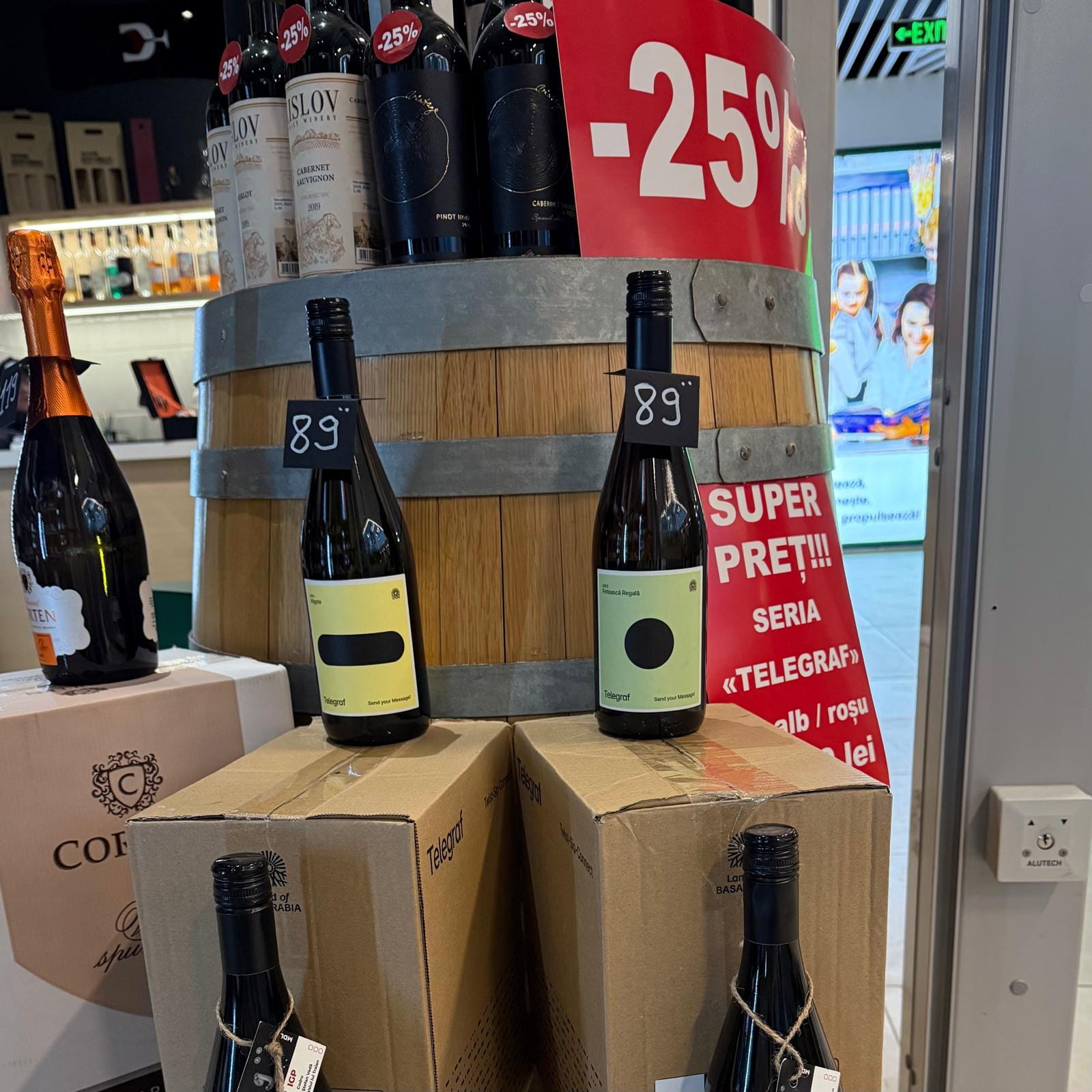 Selecție variată de vinuri